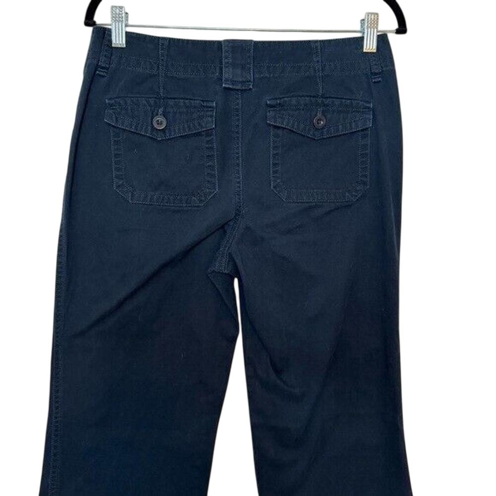 G.H Bass & Co Blue Women's Size 4 Pants Straight Leg Pockets Chinos 100% Cotton‎ - Picture 4 of 4